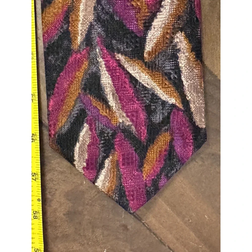 LDM 100% Silk Neck Tie Handmade Italy 58